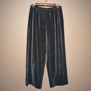 VINTAGE Karin Stevens Sparkly Culottes cropped pant